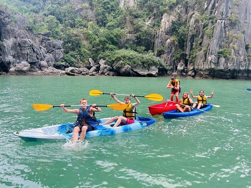 Kayaking & Bamboo Boat